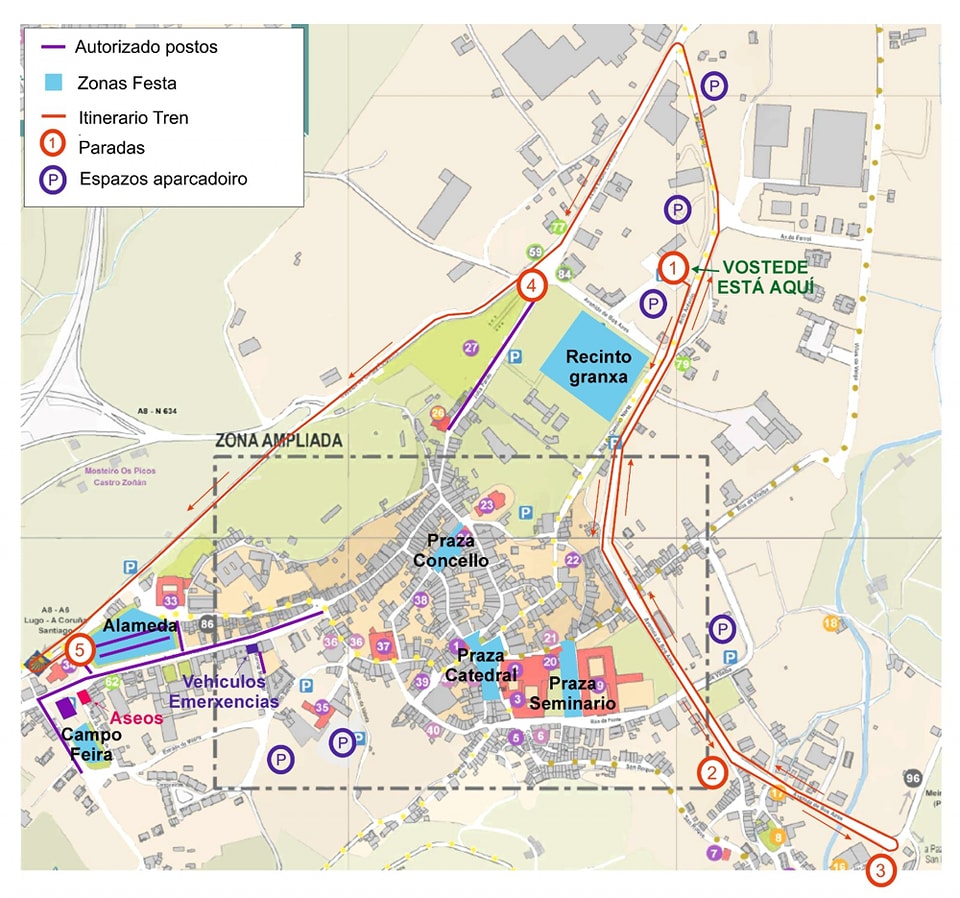 Recorrido del Tren San Luqueiro