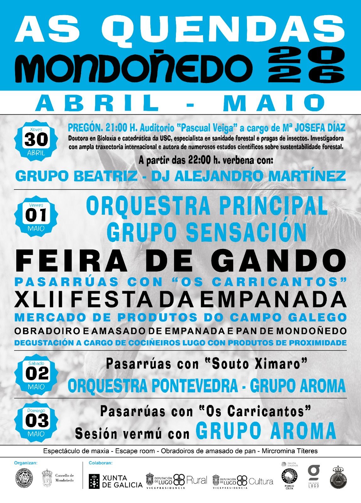 Cartel de As Quendas 2026