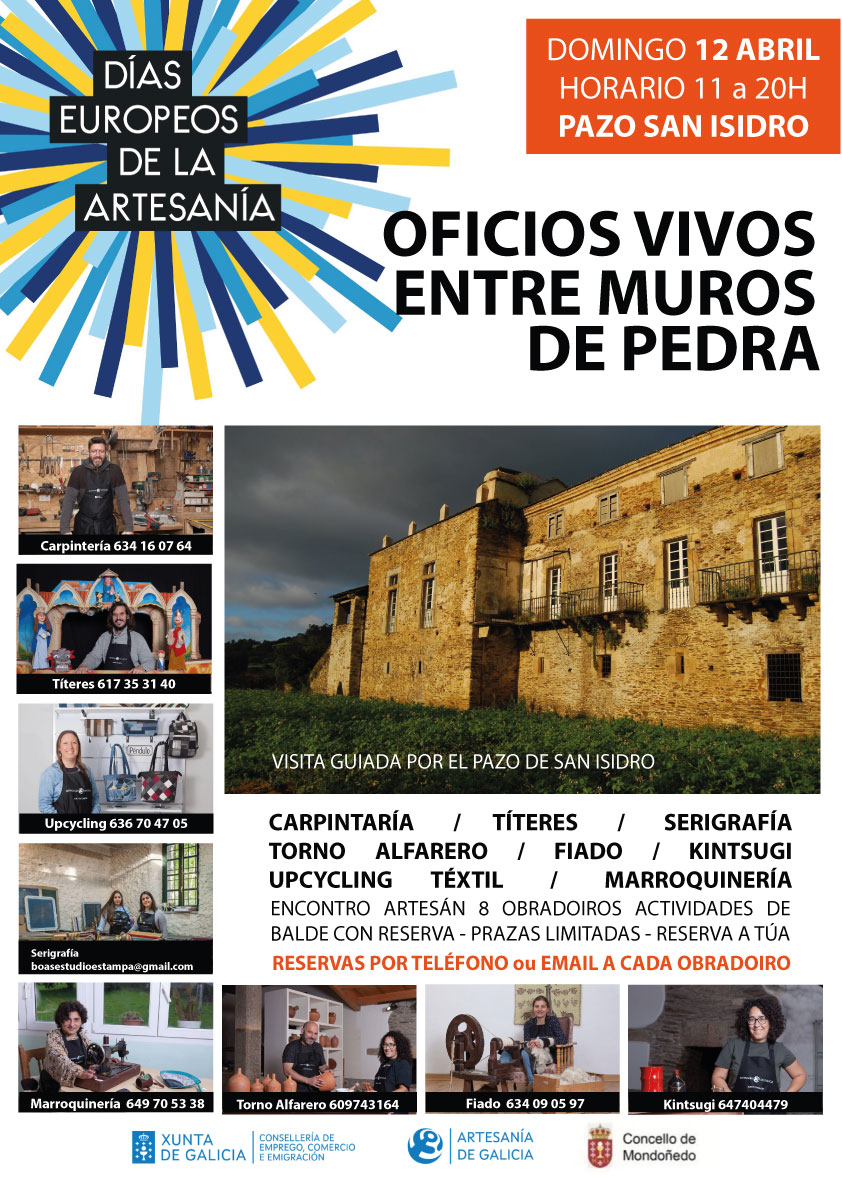 Cartel días europeos de la artesanía