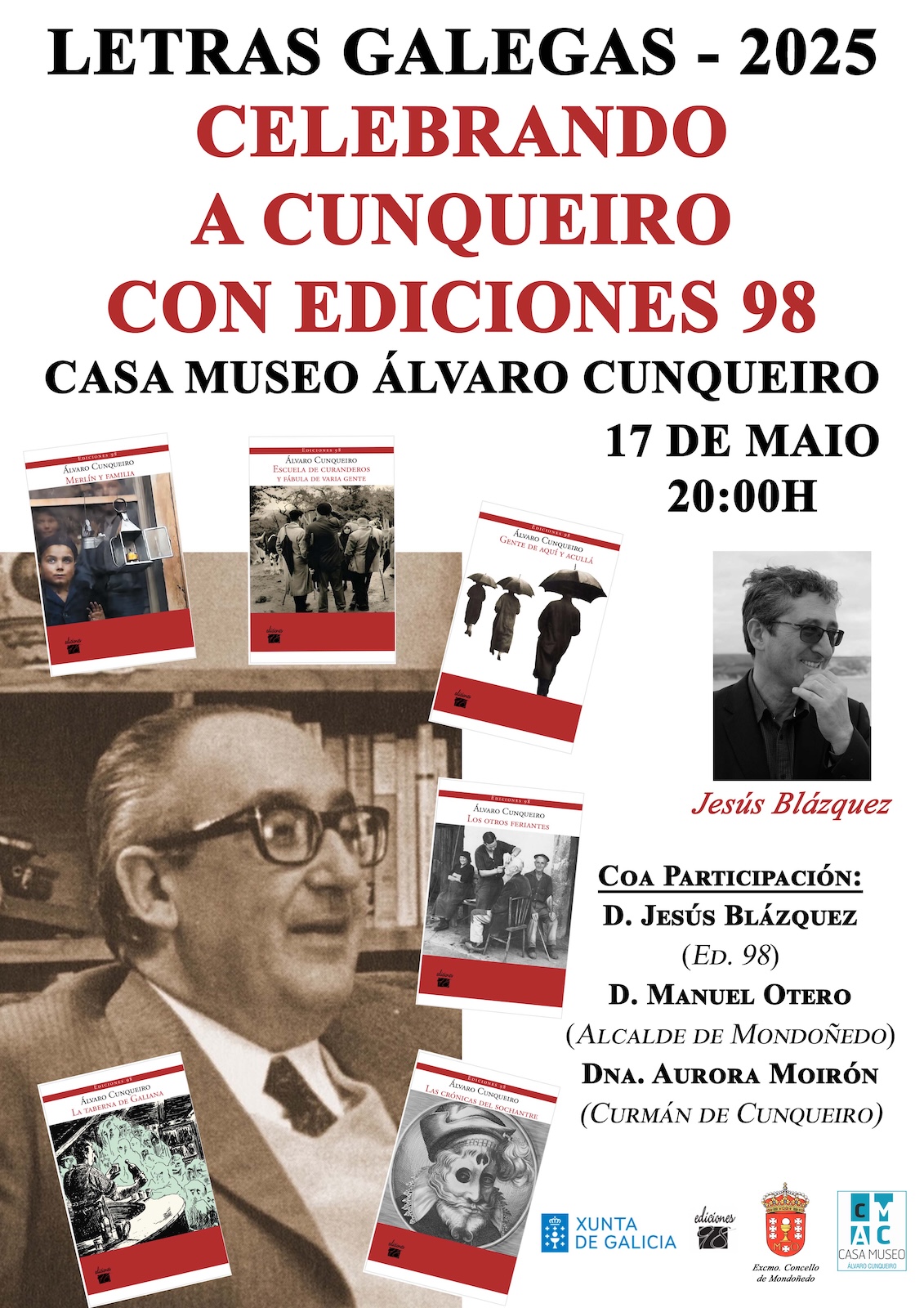 Celebrando a Cunqueiro con Ediciones 98