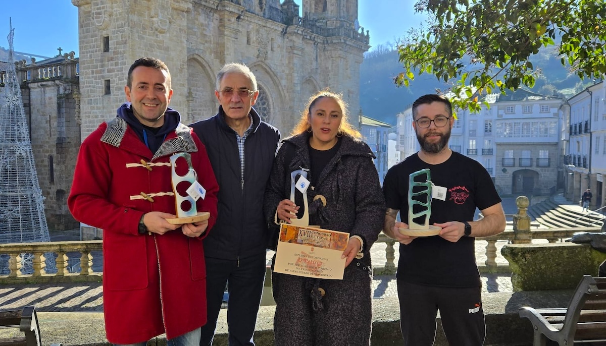 Entrega de premios del XVII Concurso de Tapas Cidade de Mondoñedo