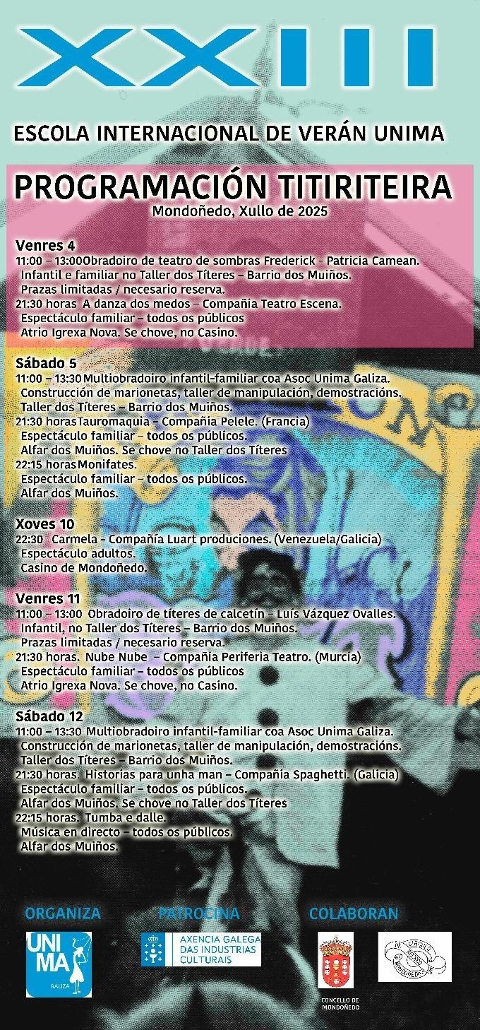 Escuela Internacional de Verano centrada en el mundo del teatro de marionetas