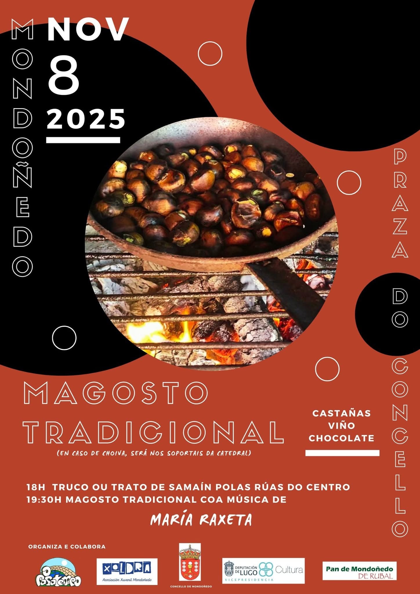 Cartel Magosto 2025 en Mondoñedo