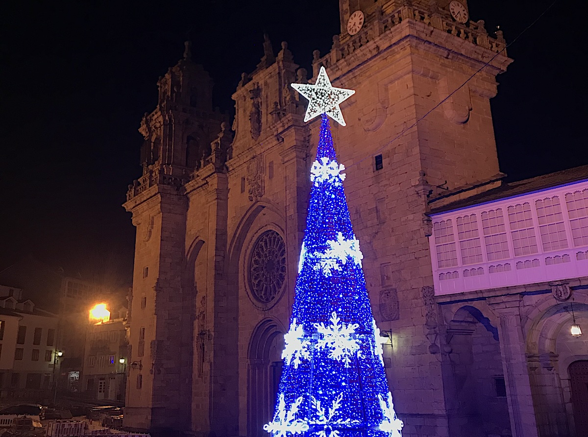La Catedral de Mondoñedo en Navidad