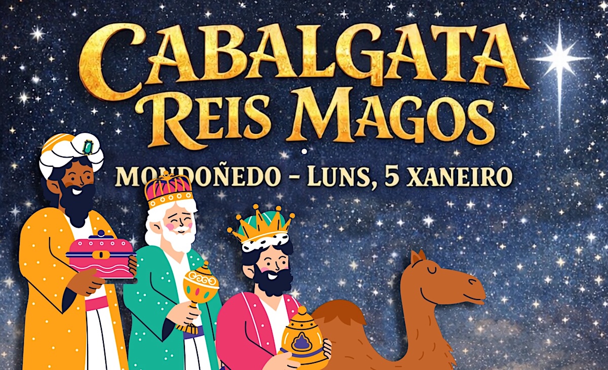 Cabalgata de Reyes Magos en Mondoñedo