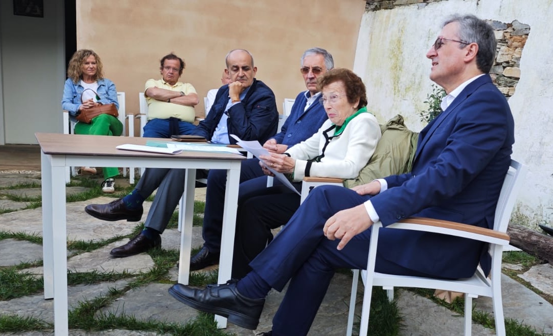Un instante de la presentación de la ruta virtual