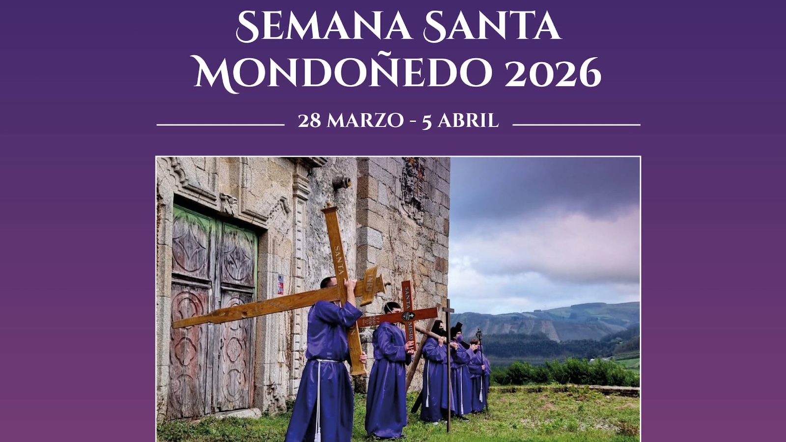 Semana Santa 2026 en Mondoñedo - Programa completo