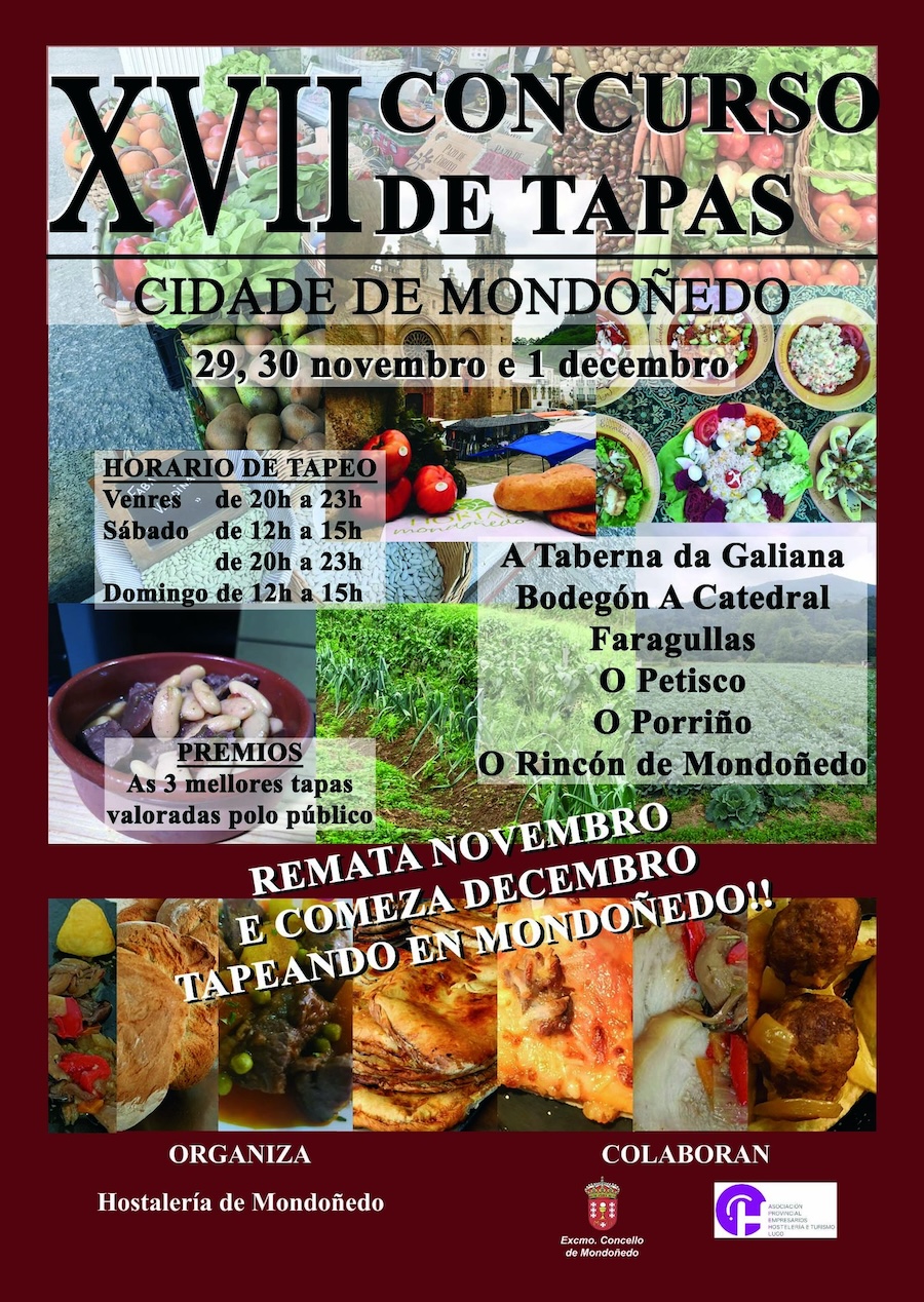 Cartel del XVII Concurso de Tapas